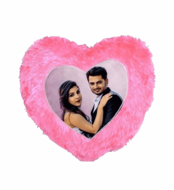 Heart Fur Pillow - Image 2
