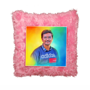Square Fur Pillow