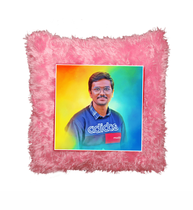 Square Fur Pillow - Image 2