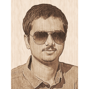 Customized Wooden Laser Engraved Photo Frame