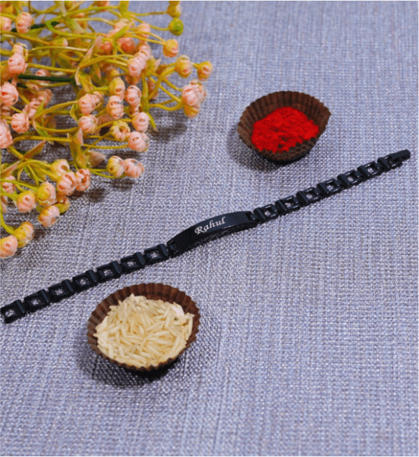 Bracelet Unisex (Rakhi) (BLACK)
